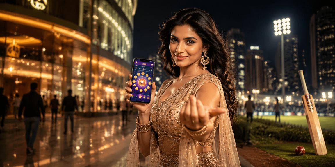 Exciting cricket betting scene in Delhi with Bollywood themed celebrations